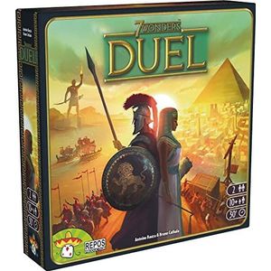Asmodee - 7 Wonders Duel, strategisch tafelspel voor 2 spelers, 10 jaar, editie in het Italiaans