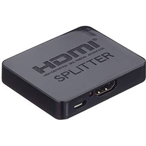 PremiumCord Khsplit2c 4K HDMI Splitter 1-2 poort met USB-adapter videoresolutie 4Kx2K 2160p UHD, Full HD 1080p 60Hz, 3D, HDCP zwart