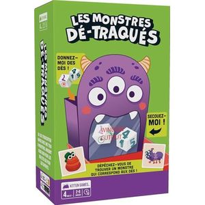 Asmodee - De Monsters - Exploding Kittens - Bordspellen - Snelheids- en Observatiespel - Vanaf 4 jaar - Kinderen en familie - 2 tot 6 spelers - 10 minuten - Franse versie