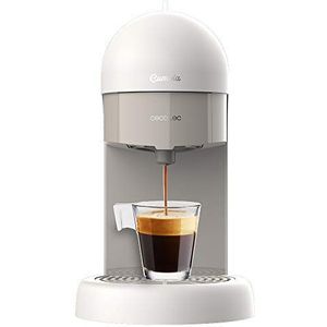 Cecotec Cumbia Capricciosa White Express koffiezetapparaat. 19 bar druk, geschikt voor gemalen koffie en ESE-pads, 600 ml waterreservoir, vaatwasfilter