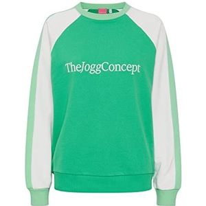 THEJOGGCONCEPT Jcsafine Raglan dames sweatshirt, 201742/Mint Melange, S, 201742/munt mengsel