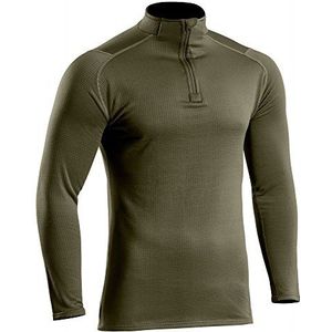 T.O.E. Concept Sweatshirt met ritssluiting, thermo performer, -10 °C, olijfgroen, uniseks sweatshirt met ritssluiting, Olijfgroen