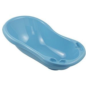 keeeper Ergonomisch babybad, badje voor baby's, vanaf 0 tot ca. 12 maanden, Little Duck, 84 cm, Wiktoria, blauw