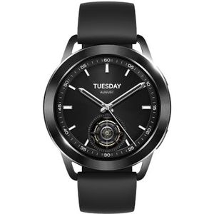 Xiaomi Watch S3 3,63 cm (1.43"") AMOLED 47 mm Digitaal 466 x 466 Pixels Touchscreen Zwart GPS (satelliet)