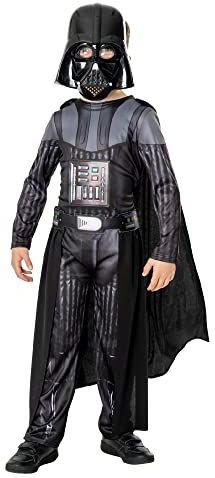 Rubies 3014805-6 Darth Vader Kenobi Deluxe kostuum voor kinderen, jongens, zoals afgebeeld, M, Halloween, Halloween