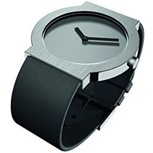 Rosendahl - 43285 - herenhorloge - kwarts - analoog - armband van zwart leer