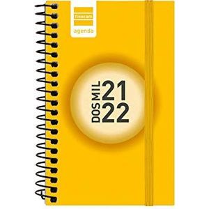 Finocam Espir Color kalender september 2021 - augustus 2022 (12 maanden), E3 - 79 x 127 (Super Mini), geel
