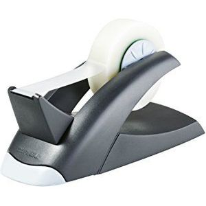 Durable 771701 Vegas Tape dispenser voor plakband, 19 mm x 33 mm, zwart/grijs