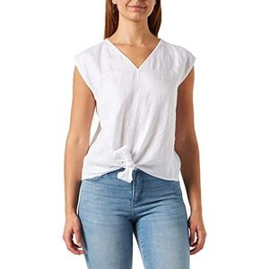 s.Oliver Dames mouwloze blouse, wit, 34, Wit