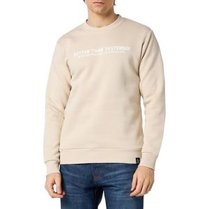 KEY LARGO MSW Yesterday Sweat-shirt à col rond pour homme, Stone (1002), S