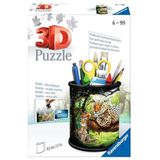 RAVENSBURGER PUZZLE - Utensilo Raubkatzen Ravensburger 3D-puzzel roofkittens - 54 stukjes - vanaf 6 jaar, 11263, wit