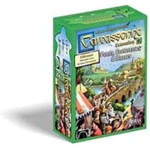 Z-Man Games - Carcassonne - uitbreiding 8 bruggen, forten en bazaars - gezelschapsspel - vanaf 7 jaar - 2-6 spelers
