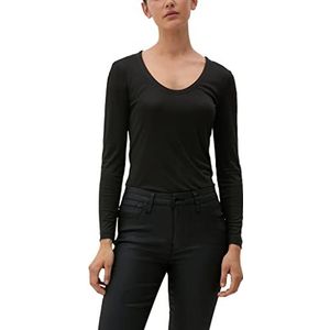 s.Oliver BLACK LABEL shirt met lange mouwen zwart 40, zwart.