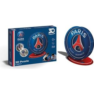 Mégableu - Puzzel 3D-patch van Paris Saint Germain – voetbalteam – 19 delen – grappig en speels – om alleen, met familie of vrienden te monteren – vanaf 7 jaar