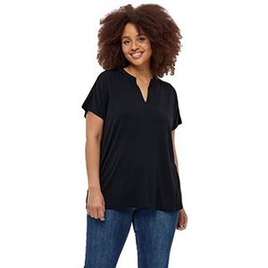 Peppercorn Rosalinda T-shirt voor dames, zwart (9000)