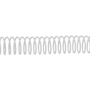 DHP - Metalen spiraal om te binden, stap 5:1, 16 mm, wit (doos met 100 stuks)