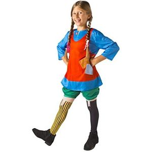 Ciao - Fifi Brindacier kostuum voor meisjes, originele Pippi Longstocking (maat 4-6 jaar), 14598.4-6, meerkleurig