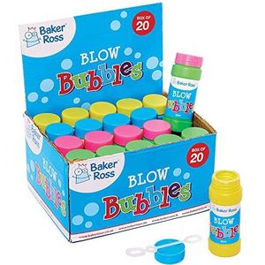 Baker Ross Kinderspeelgoed zeepbellen – 20 stuks, spelletjes voor kinderen (FC876)