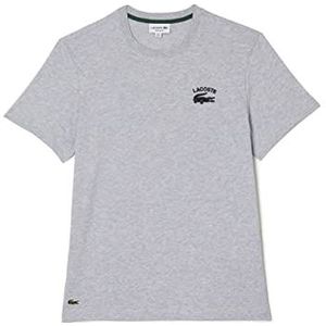 Lacoste Th9665 T-shirt voor heren (1 stuk), China zilver