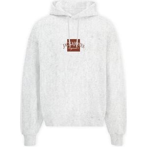 JACK & JONES Jorboston Fst Jorboston Fst Hoodie voor heren (1 stuk), Helder wit, XXL