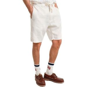 GANT Short Relaxed Linen DS, crème, 3XL