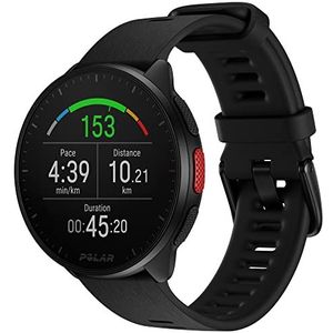 Polar Pacer GPS-hardloophorloge, ultrasnelle processor, ultralicht, verlicht display, antisliptoetsen, nieuwe training/herstelprogramma's, FC-meting, muziekbesturing