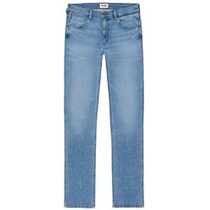 Wrangler Greensboro heren jeans regular fit cool twist blauw W30-W50