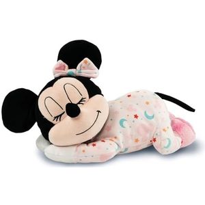 Clementoni Baby Minnie Mindfulness Plush-pluche dier Disney muziek, ontspannend, kleurtherapie, witte geluiden, lichten en melodieën, peuters kinderen 0 maanden, spel babypop, 17958, meerkleurig