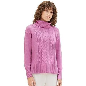 TOM TAILOR 1041157 damessweater, 33963 - Mauvy Pruim Melange