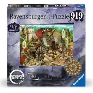 Ravensburger - Puzzel The Circle 1683, Escape Room, Case oplossen, puzzel 920 stukjes, puzzel voor volwassenen, puzzels, cadeaus voor volwassenen, 70 x 50 cm