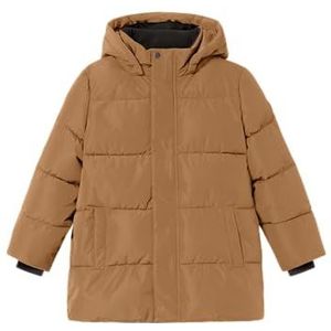 NAME IT Nkmmedow03 Solid Fo Noos jas voor jongens, Brown Sugar