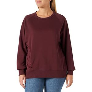 G-STAR RAW Raw Embro Logo R Sweater dames, paars (Vineyard Wine A613-d303), M, paars (Vineyard Wine A613-d303)