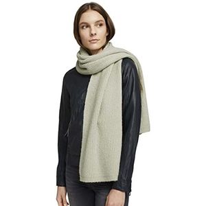 TOM TAILOR Gebreide sjaal voor dames, 12792 - Soft Greyish Greyish Greyish Green