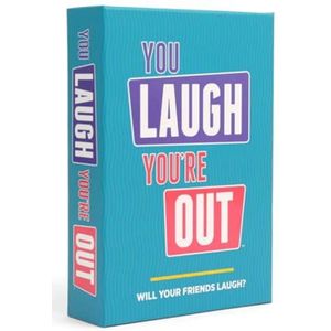 You Laugh You're Out – avondspel – kaartspel – versie in Anglias – DSS Games