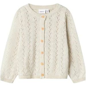 NAME IT Nmfbanni Ls Knit Card Noos Cardigan voor meisjes, Peyote Mix