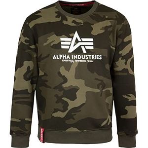 ALPHA INDUSTRIES Basic Camo sweatshirt, olijven camouflage