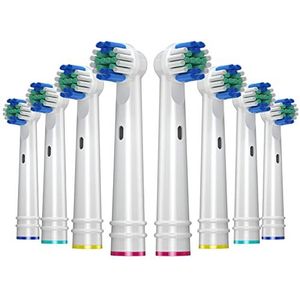 Vervangende borstelkop voor Oral B, 8 verpakkingen elektrische tandenborstelkoppen voor Oral B Braun, EB17-P Precision Clean Brush Heads Fit for Oral B Pro, Vitality Smart Genius Series