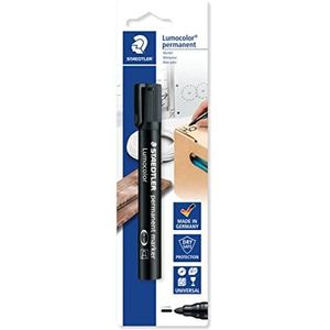 Staedtler 352-9 BKDA permanente marker zwart blister met 1 permanente marker.