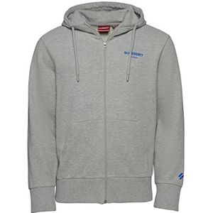 Superdry Code Core Sport Zip Hood Trainingspak voor heren, Grijs (Grijs Marl)