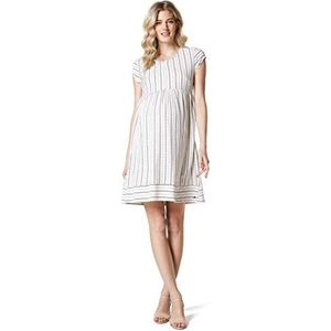 ESPRIT Maternity Nurs Sl Jacquard jurk voor dames, meerkleurig (Offwhite 110)