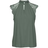 Vero Moda Vmmilla Sl Lace Ga Noos T-shirt voor dames, laurierkrans