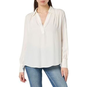 Pinko Bulbasaur Blouse Crepe De Chine Chemise Femme, Z00_blanc-crème glacée vanille, 48