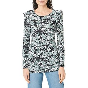 Noppies T-Shirt Spiro, lange mouwen, met alloverprint, voor dames, zwart - P090, 38, zwart - P090