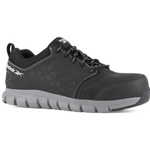 REEBOK Work IB1036S3 Excel Light veiligheidslaarzen voor heren, waterdicht, met aluminium schaal, zwart, zwart.