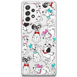 Ert Group Samsung A52 5G / A52 LTE 4G / A52S 5G origineel gelicentieerd product Disney Dalmatiiner 006 gedeeltelijk transparant