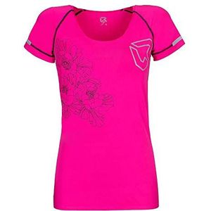 ROCK EXPERIENCE Daisuke P. SS dames T-shirt, 2133 Knockout Pink+T346, S, 2133 Knockout Pink+T346