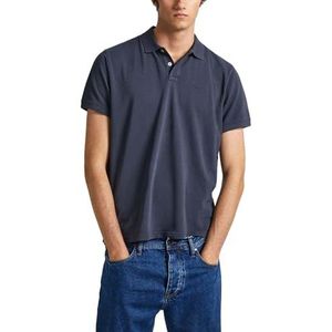 Pepe Jeans New Oliver Gd Poloshirt met korte mouwen voor heren, Blauw (Dulwich Blue)