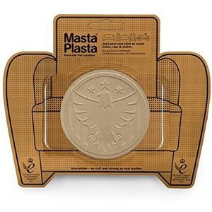 MastaPlasta Onmiddellijke reparatie-patches van suède en fluweel, beige adelaar, 8 x 8 cm, hoogwaardige patches voor banken, auto-interieur, tassen, jassen en meer