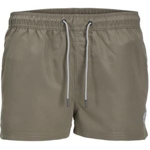 JACK & JONES Jpstbora Bora Jjswim Solid Ly Zwemshorts voor heren, taupe, M, Taupe