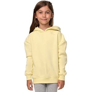 Urban Classics Girls Hoody Meisjes Sweatshirt met capuchon, zachtgeel